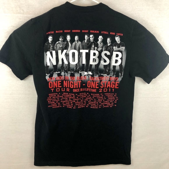 BACK STREET BOYS x NEW KIDS ON THE BLOCK Tour Tee - Picture 2 of 5